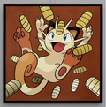 Meowth painting
