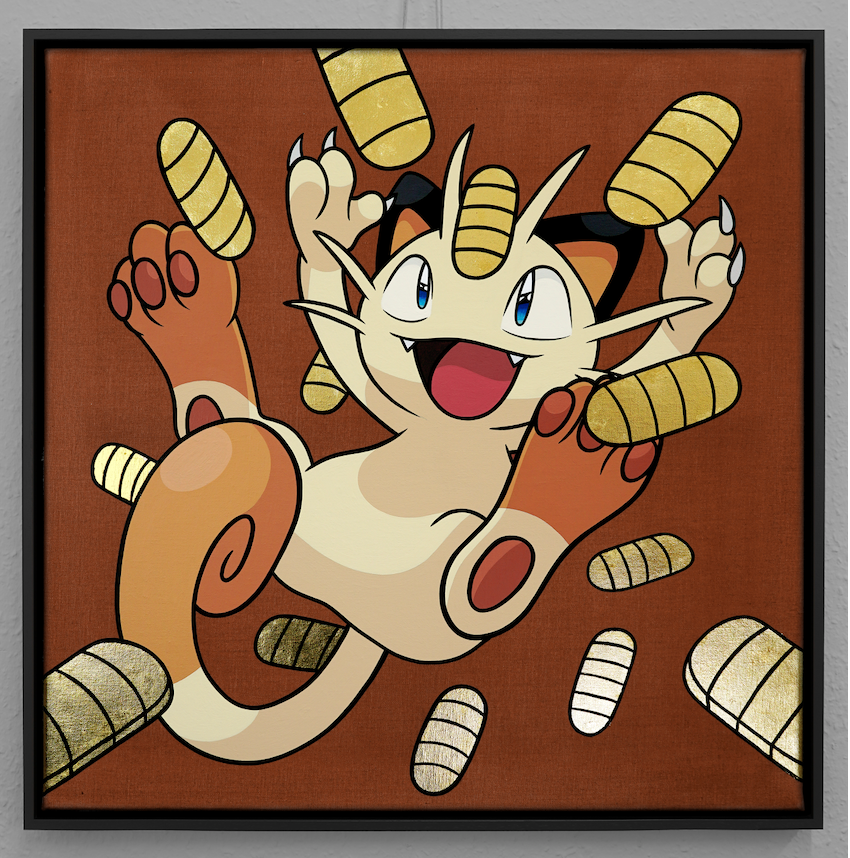 Meowth painting