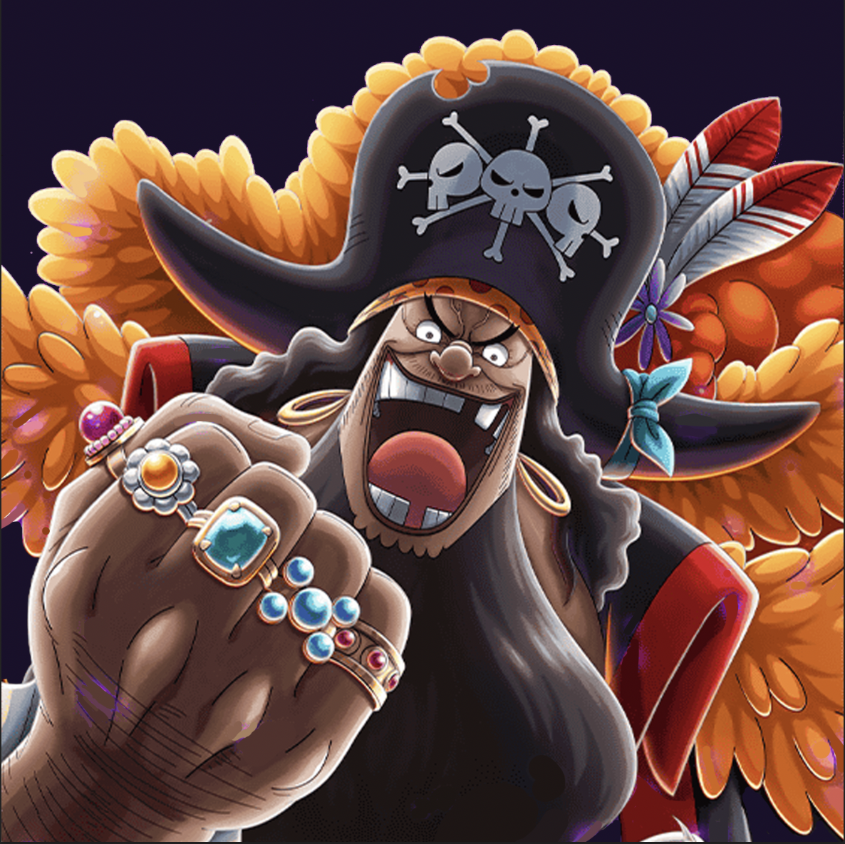 Blackbeard Painting