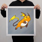 Raichu - Fine Art Print